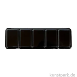 Aquarell-Leerkasten aus Metall für 24 halbe oder 12 ganze Näpfe