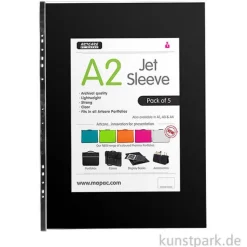 ARTCARE Jet Sleeves, Hüllen für Präsentationsmappen, 5er Set