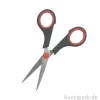 Bastelschere - Basic, Spitz mit gummierten Innengriff, 13 cm