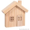 Bastelset Holzhaus, Natur, 11,5 x 3,5 x 11 cm, 6-teilig