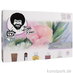 Bob Ross - Blumen Malset mit viel Zubehör
