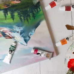 Bob Ross Leinwand