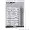 Buchstaben- und Zahlen-Stempelset für Modelliermassen