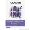 Canson GRADUATE Mixed Media Papier - Weiß, DIN A4, 20 Blatt, 200 g