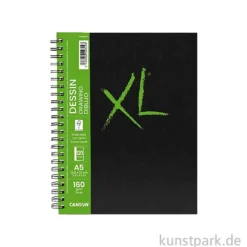 Canson XL Dessin Skizzenbuch, Spiral, DIN A5, 60 Blatt, 160 g/m²
