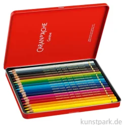 Caran d'Ache Pablo Farbstifte Metalletui mit 18 Farben