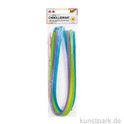 Chenilledraht Pfeifenputzer Pastell, 50 cm, 8 mm, 10 Stück
