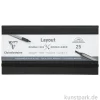 Clairefontaine Layout Skizzenbuch doppelseitig, 220g, 11 x 22 cm