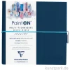 Clairefontaine Paint'ON Buch - 32 Blatt, Gekörnt, 250 g/m², 19 x 19 cm