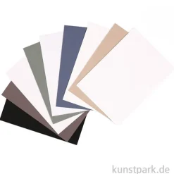 Clairefontaine Paint'ON Papier Mix, 9 Farben, 250 g, 27 Blatt