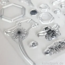 Clear Stamps - Bienensommer mit 28 Motiven
