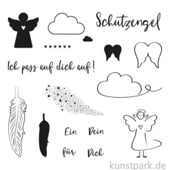 Clear Stamps - Schutzengel, 102,5 x 97 mm, 16 Motive