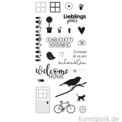 Clear Stamps - Welcome Home, 97 x 205 mm, 23 Motive