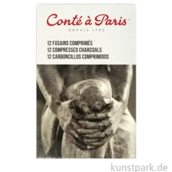 Conte gepresste Zeichenkohle - 12er Set, sortiert