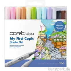 COPIC ciao - My First COPIC Starter Set, 12 Stifte + Zubehör
