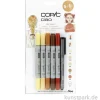 COPIC ciao Set 5+1 - Hairy Tones 1