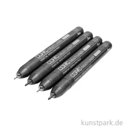 COPIC Multiliner Set - Grautöne, 2 Strichstärken, 0,3-0,5 mm