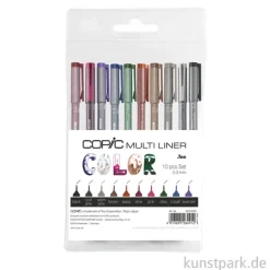 COPIC Multiliner Set Color - 10 Farben 0,3 mm