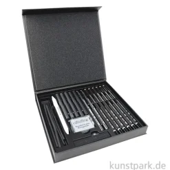 Cretacolor BLACK BOX - 20 teiliges Kohle Geschenkset