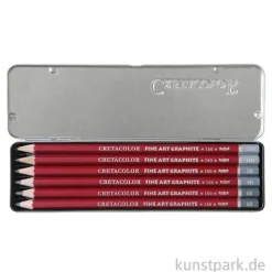 Cretacolor CLEOS Fine Art Graphite - 6 teiliges Grafitset