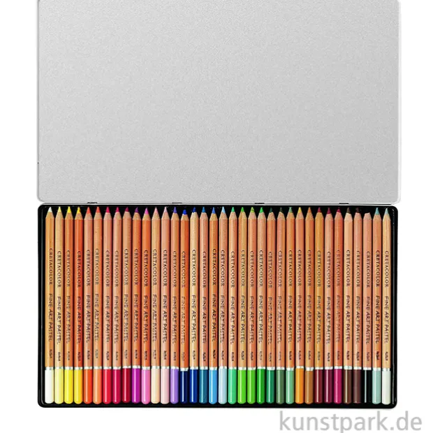 Cretacolor Fine Art Pastel - 36er Pastell-Set im Metalletui