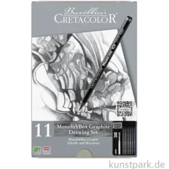 Cretacolor MONOLITH Graphitstifte - Box mit Zubehör