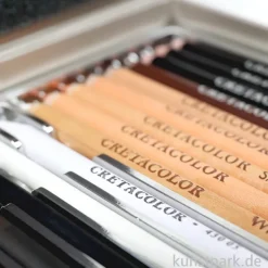 Cretacolor PASSION BOX - 25-teiliges Skizzierset in Geschenkbox