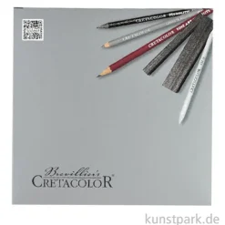Cretacolor SILVER BOX, 17-teiliges Graphitset