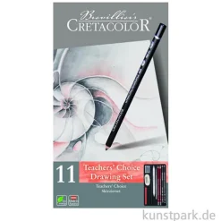 Cretacolor Teachers Choice - 12 teiliges Zeichenset im Metalletui