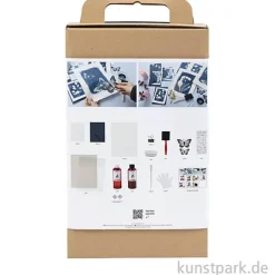 Cyanotypie Set mit viel Zubehör für Sonnendrucke