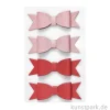 3D Sticker - Schleifen, Glitter, 4 Aufkleber