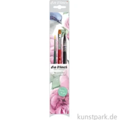 da Vinci - Botanical Art Watercolour Set mit 3 Pinseln
