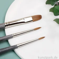 da Vinci COLINEO Öl- und Acryl Pinselset mit 3 Pinseln