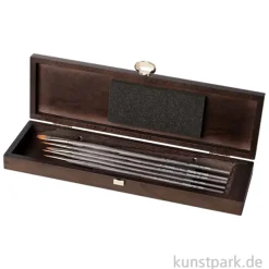 da Vinci COLINEO Pinselschatulle mit 5 Acryl-/Ölpinseln