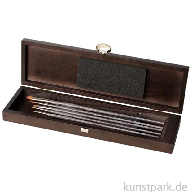 da Vinci COLINEO Pinselschatulle mit 5 Acryl-/Ölpinseln