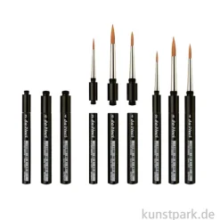 da Vinci SPIN Reisepinsel Set mit 3 Aquarellpinseln