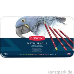 Derwent PASTELS, 72 Pastellstifte im Metalletui