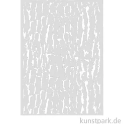 Design Schablone Baumrinde DIN A4