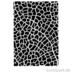 Design Schablone Blattadern DIN A4