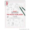 Die Kunst des Zeichnens - 100 Motiv-Vorlagen Tiere, Topp Verlag