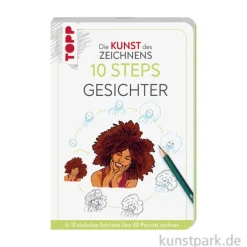 Die Kunst des Zeichnens 10 Steps - Gesichter, Topp Verlag