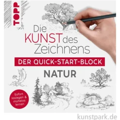 Die Kunst des Zeichnens - Natur, Der Quick-Start-Block, Topp Verlag