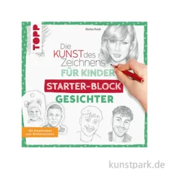 Die Kunst des Zeichnens Kinder Starter-Block - Gesichter, Topp Verlag