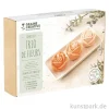 DIY Set - Kerzen Blumen Trio mit Keramikschale