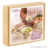 DIY Set - Kerzen mit bunten Blumen