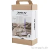 DIY Set - Kerzenhalter + Tabletts Gießen, Weiß, Blau, Pink