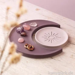 DIY Set - Schalen gießen mit Jesmonite AC100 + Zubehör, Mond + Sonne