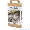 DIY Set - Tablett Gießen mit Terrazzo, Schwarz, Weiß