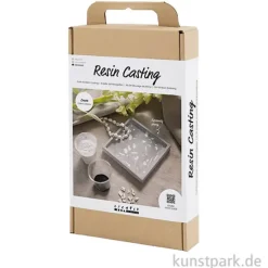 DIY Set - Tablett Gießen mit Terrazzo, Schwarz, Weiß