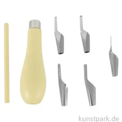 Einsteiger Linoleum-Cutter-Set, 7-teilig